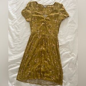 American Eagle yellow floral dress